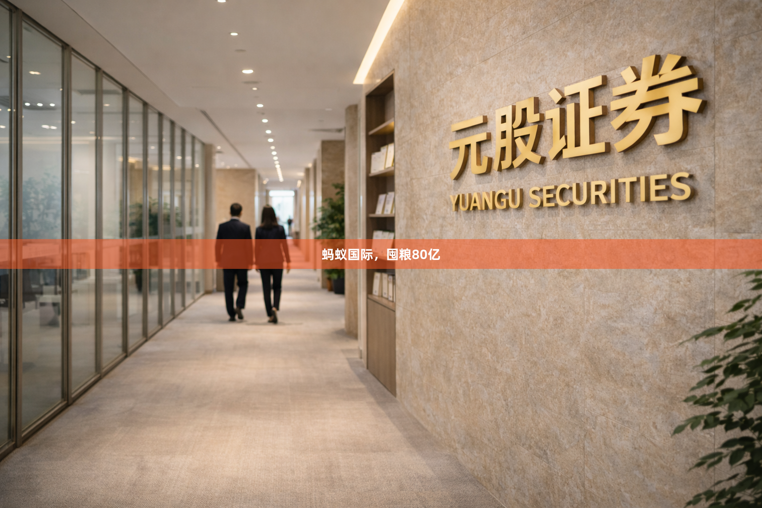 蚂蚁国际，囤粮80亿